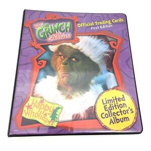How the Grinch Stole Christmas First Edition 3 Ring Binder Album 98 Cards